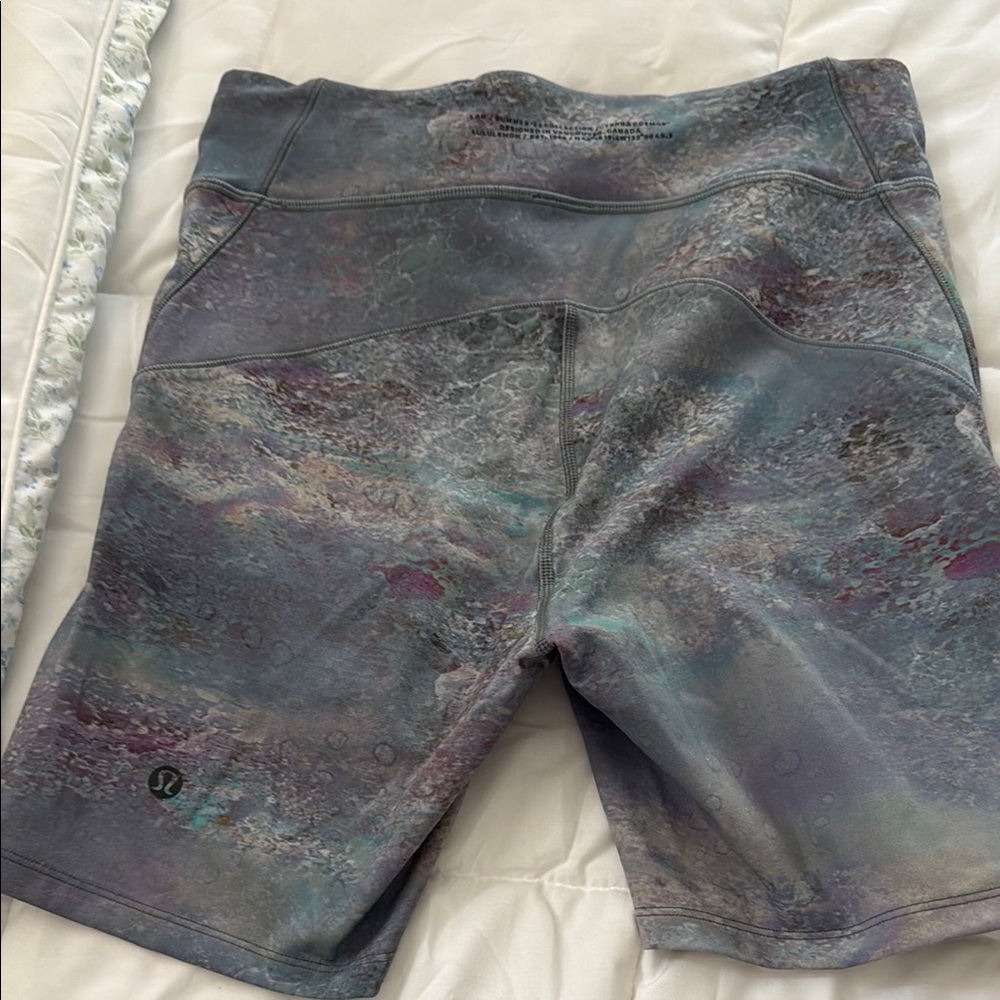 lululemon athletica Gray Bike Shorts